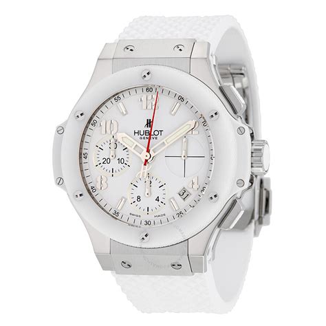 hublot geneve big bang white face|Hublot big bang original steel.